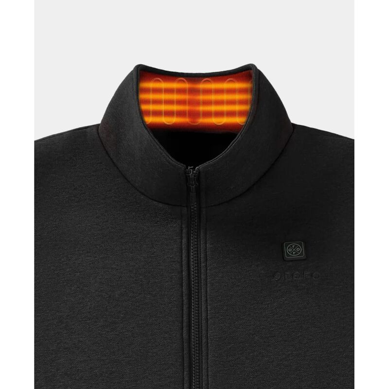 ORORO Men's Heated Fleece Vest with 4 Heating Zones image number 4