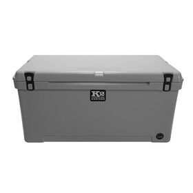 K2 Summit 120 Quart Cooler, Steel Gray
