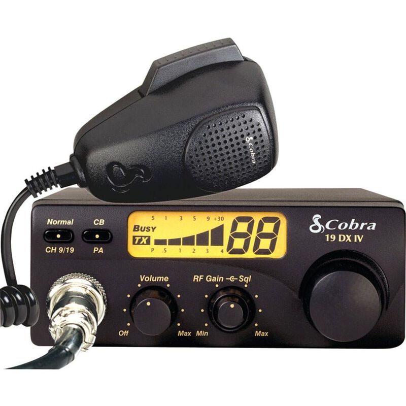 Cobra - 40 Channel Compact CB Radio with Illuminated LCD Display image number 1