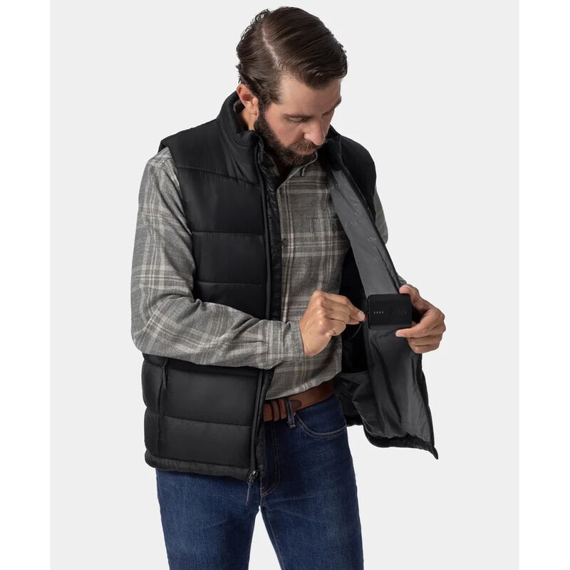 ORORO SureWarm Men's 7-Zone Dual-Control Classic Pro Heated Vest with PD 5K Battery image number 6