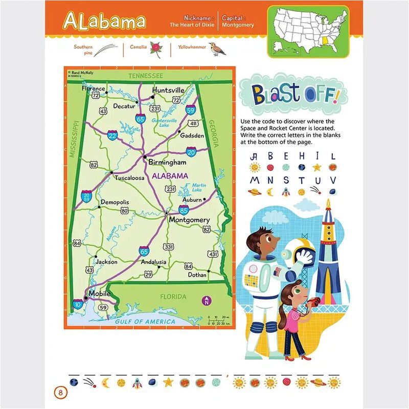 Rand McNally The Ultimate Backseat Book 3-in-1 Kids' Activity Book image number 2