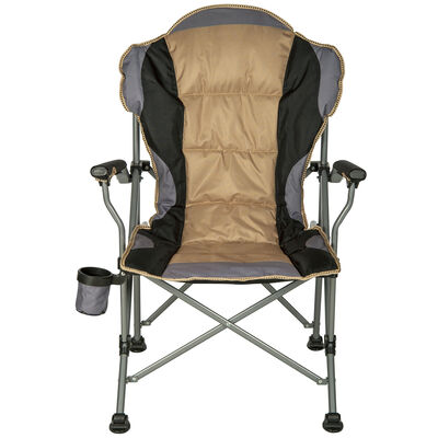 Deluxe Padded Folding Chair, Brown