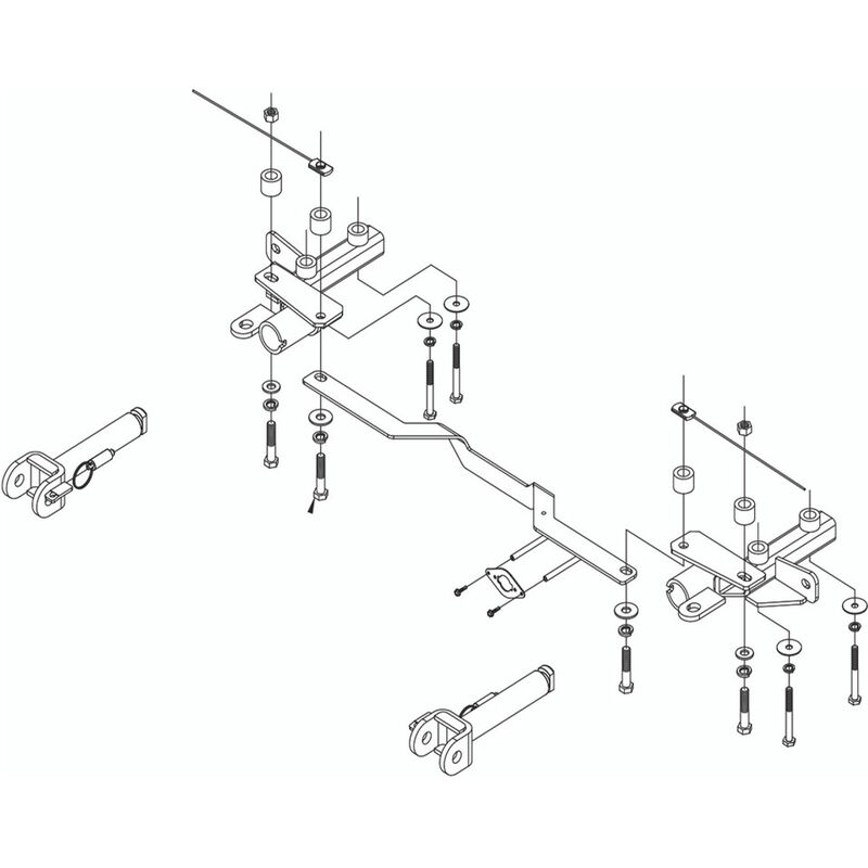 Roadmaster Direct Connect Baseplate Kit - Select Dodge Durango & Jeep GC (521440-5) image number 2