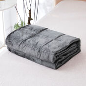 Bon Voyage 5-lb. Reversible Weighted Travel Throw, 40" x 50", Gray