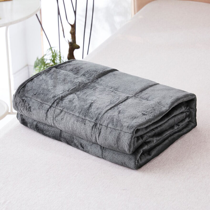 Bon Voyage 5-lb. Reversible Weighted Travel Throw, 40" x 50", Gray image number 1