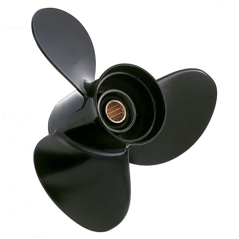 Solas 3-Blade Propeller, Pressed Rubber Hub / Aluminum, 10.1 dia x 13 pitch, RH image number 1