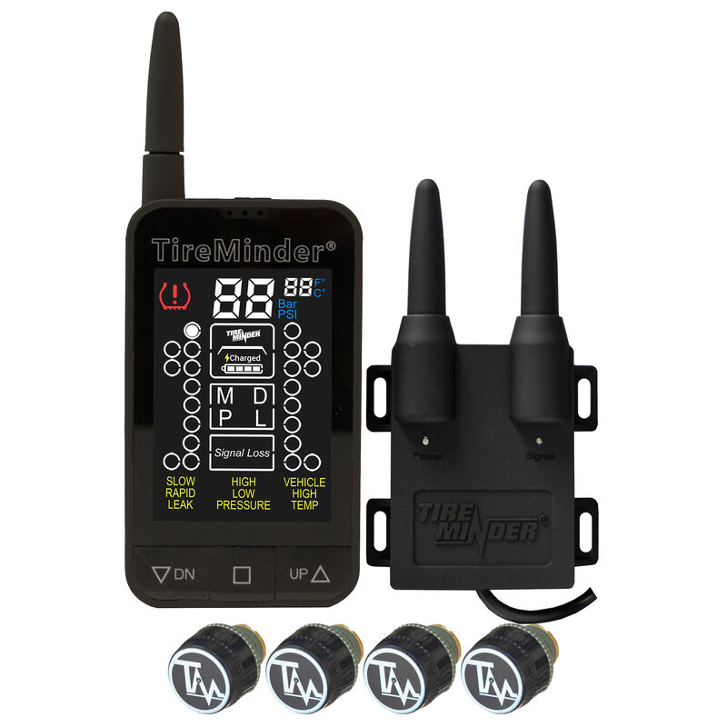 TireMinder TM-88C Color Tire Pressure Monitoring System with 4 Transmitters image number 1
