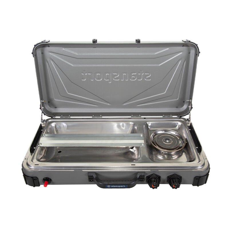 Stansport Boulder Series Propane Stove and Grill Combo image number 8