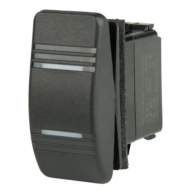 BEP SPDT Contura Switch, On/Off/On, 2 LED image number 1