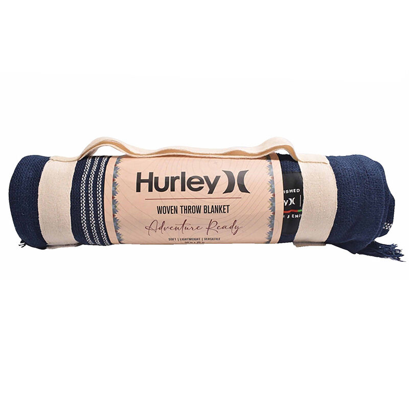 Hurley Cotton Woven Throw Yellow/Grey Pattern image number 2
