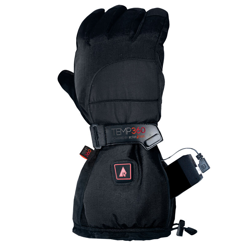 Temp360 Men's 5V Heated Snow Gloves image number 4