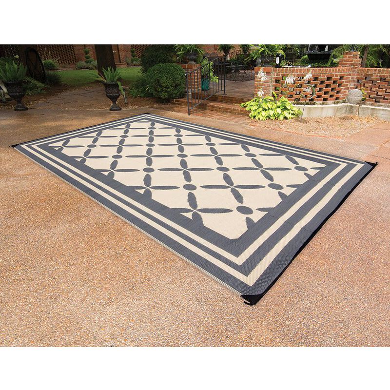 Reversible Windmill Design Patio Mat image number 12