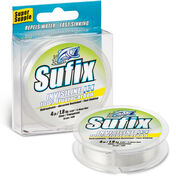 Sufix InvisiLine Ice 100% Fluorocarbon Line, Clear, 50 Yards