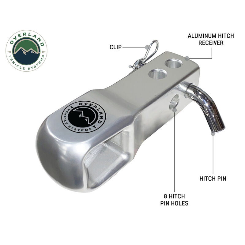 Overland Vehicle Systems Aluminum Receiver Mount image number 2