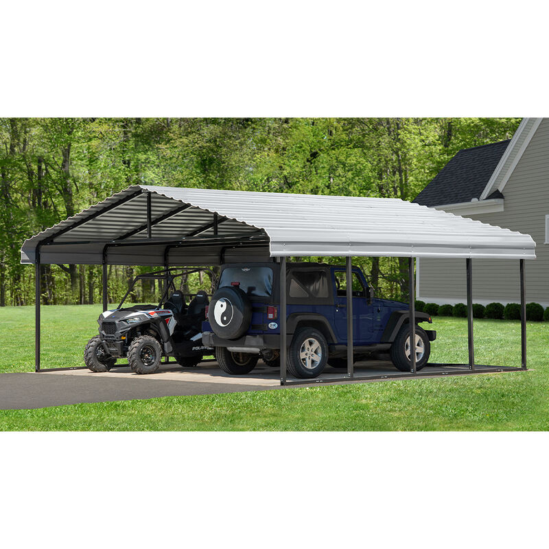 ShelterLogic Arrow Carport, 20'W x 20'L x 7'H image number 4