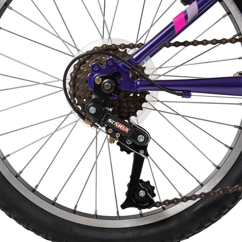 Huffy Girl's Granite 20" Mountain Bike, Purple image number 6
