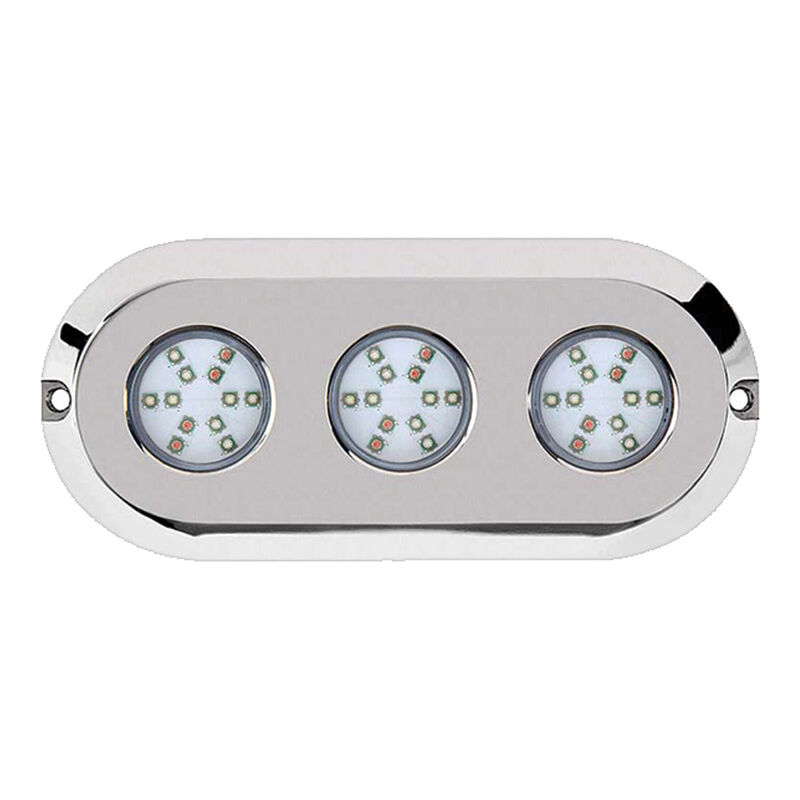 Marine Sport HydroBLAST 3-POD Underwater 180W LED Lighting System, RGB Multi-Color image number 1