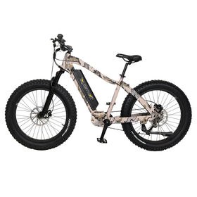 QuietKat Predator 750-Watt Electric Mountain Bike 17", Camo