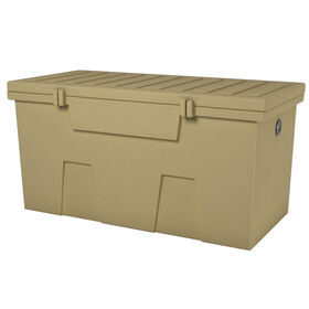 TitanSTOR Small 4' Dock Box With Locking Set, Tan