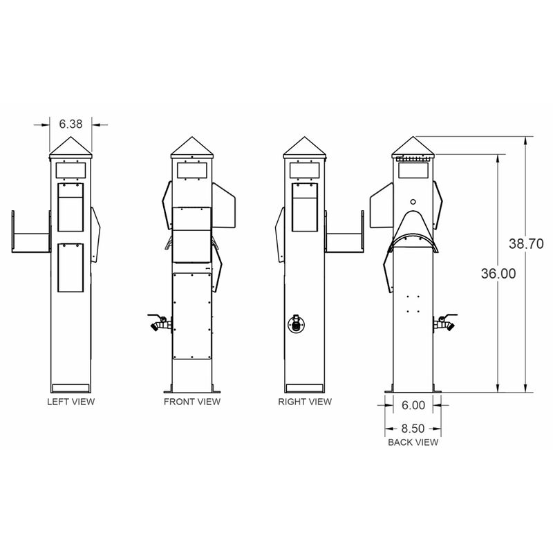 International Dock Products Power Pedestal - 2A image number 3