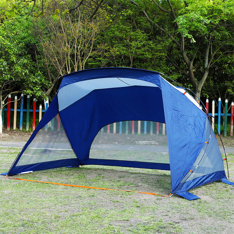 MF Studio 3-4 Person Beach Canopy and Portable Shade, Navy image number 1