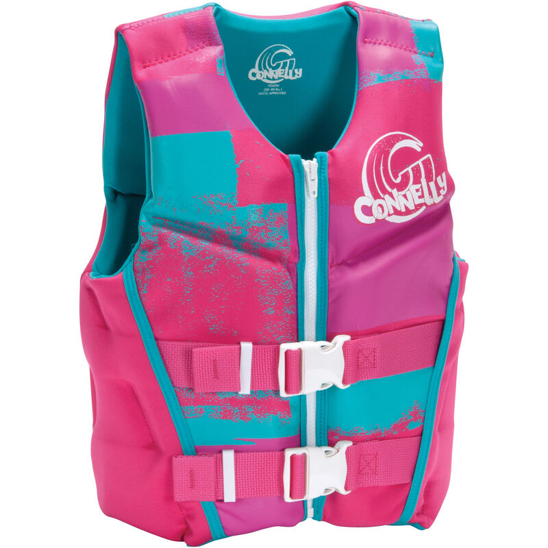 Connelly Girl's Youth Neoprene Life Jacket image number 1