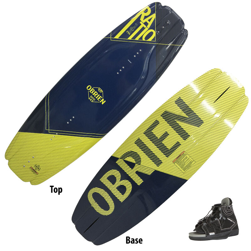 O'Brien Ratio Wakeboard With Clutch Bindings image number 1