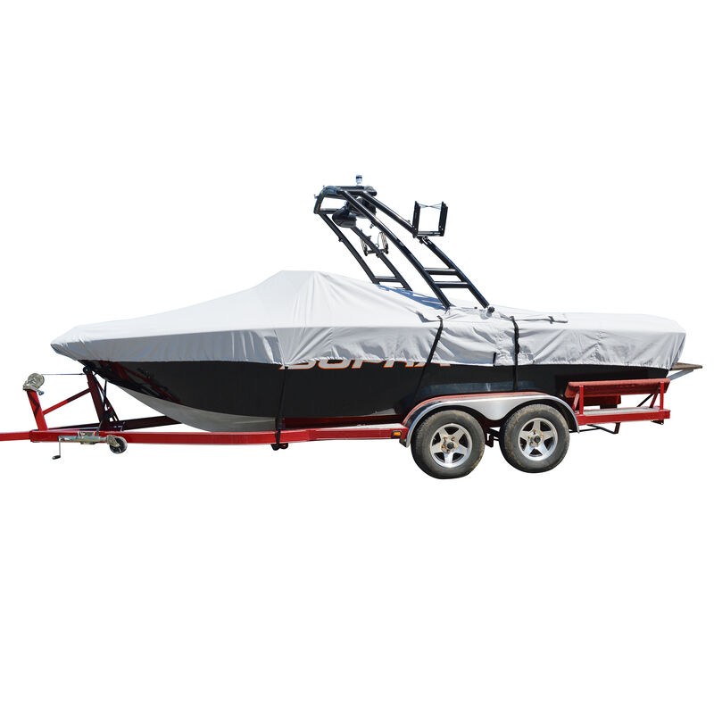 Tower-All Select-Fit Euro V-Hull I/O Boat Cover, 23'5" max length, 102" beam image number 1