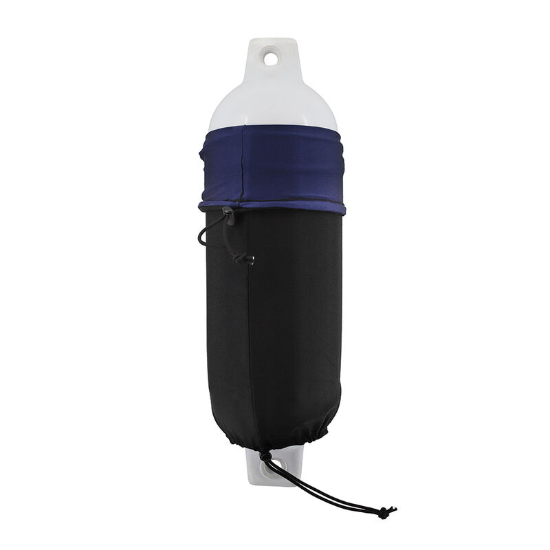 Dock Edge Small Reversible Fender Cover, Black/Blue image number 2
