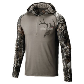 Black Antler Men's Slate Quarter-Zip Hoodie