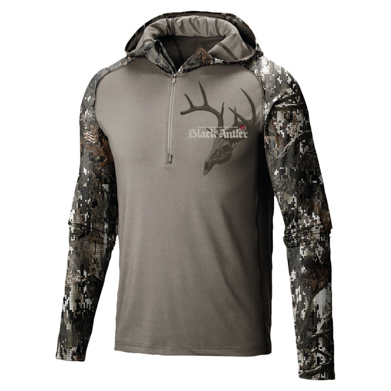 Black Antler Men's Slate Quarter-Zip Hoodie image number 1