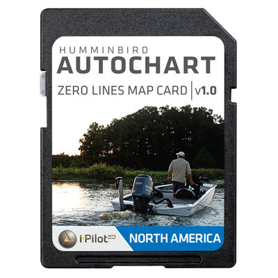 Humminbird AutoChart Zero Line Map Card