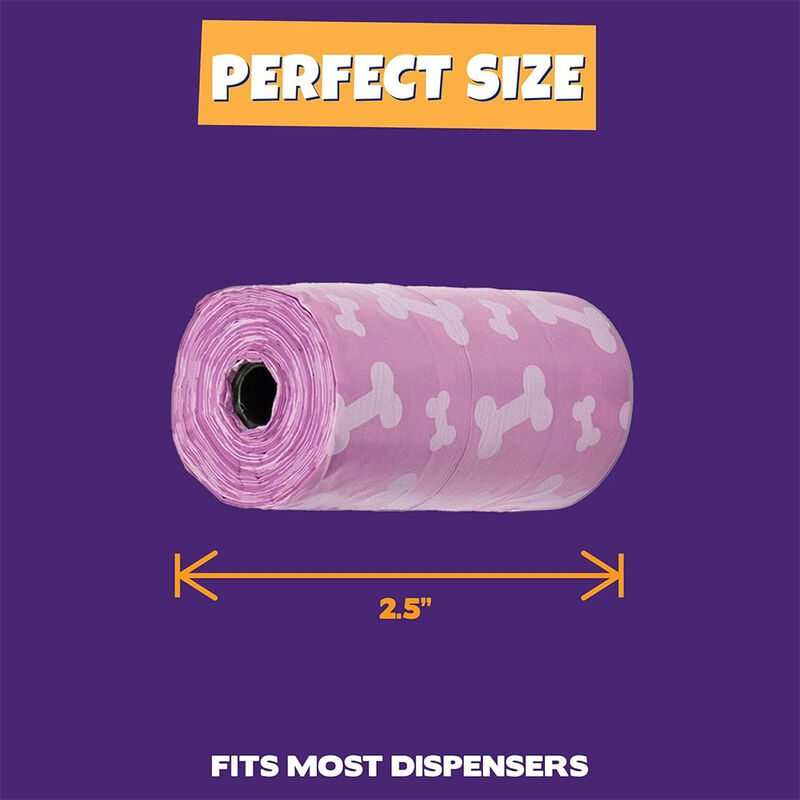 Logical Pet 4-Pack (15 bags each) Multicolor Pet Waste Bags image number 5