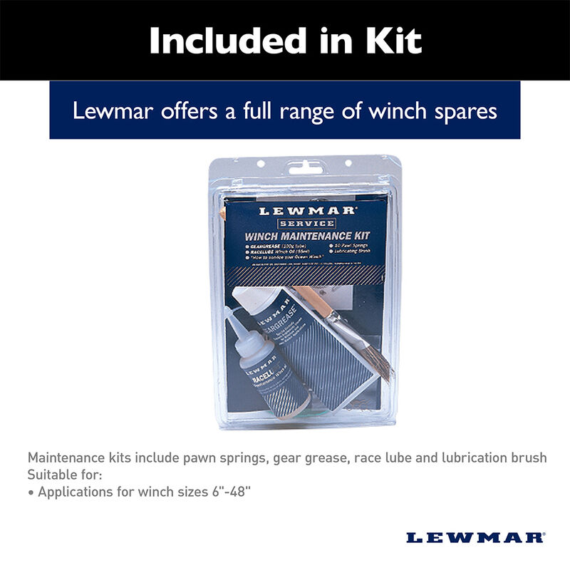 Lewmar Winch Maintenance Kit image number 2