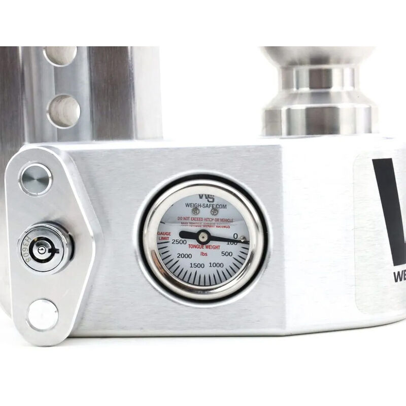 Weigh Safe Drop Hitch, 6" Drop, 2" Shaft, 2"/2-5/16" Tow Balls image number 5