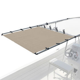 SureShade PTX Power Shade - 57" Wide - Stainless Steel - Toast