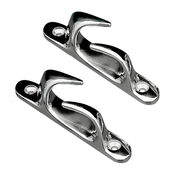 Whitecap 6" Stainless Steel Skene Bow Chocks, Pair