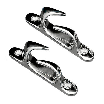 Whitecap 6" Stainless Steel Skene Bow Chocks, Pair