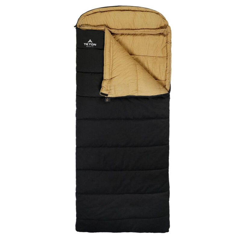 TETON Sports Deer Hunter -35°F Canvas Sleeping Bag, Left Zipper image number 1