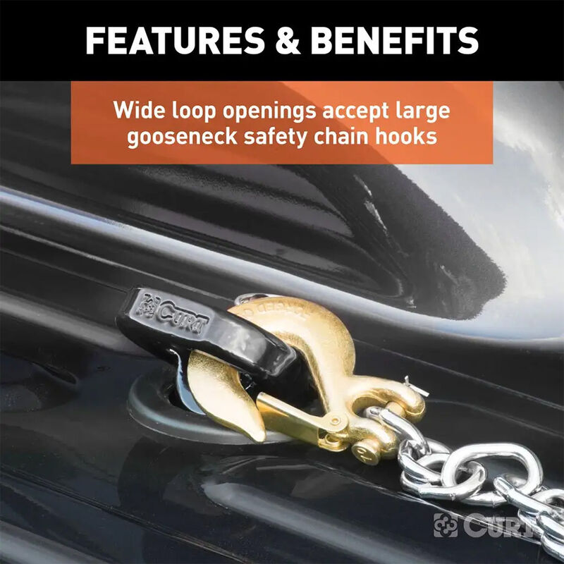 CURT 60638 OEM Puck System 2-5/16" Ball Gooseneck Kit, Ram image number 11