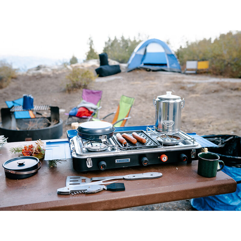 Stansport 2-Burner Propane Stove with Grill image number 9