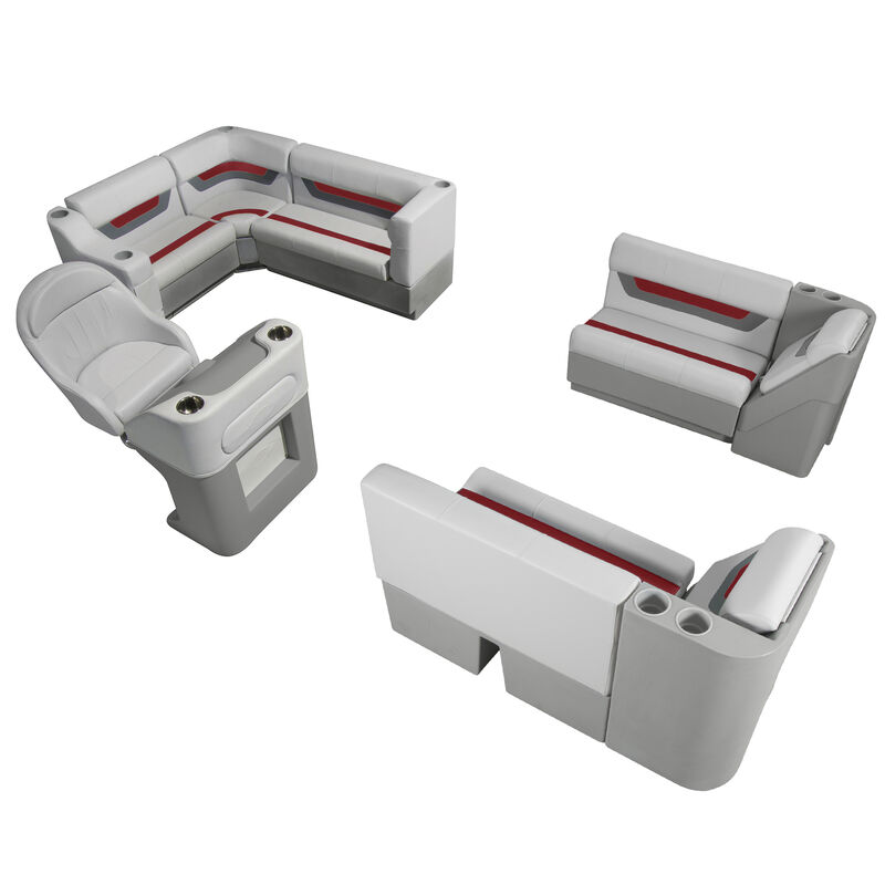 Toonmate Designer Pontoon Furniture Complete Boat Package w/Console & Helm Seat image number 1