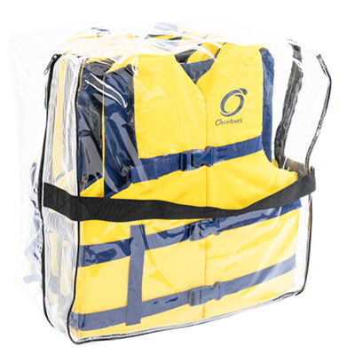 Universal Adult Life Jackets 4-Pack, Yellow