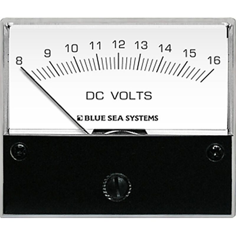 Blue Sea DC Analog Voltmeter, 8-16V image number 1