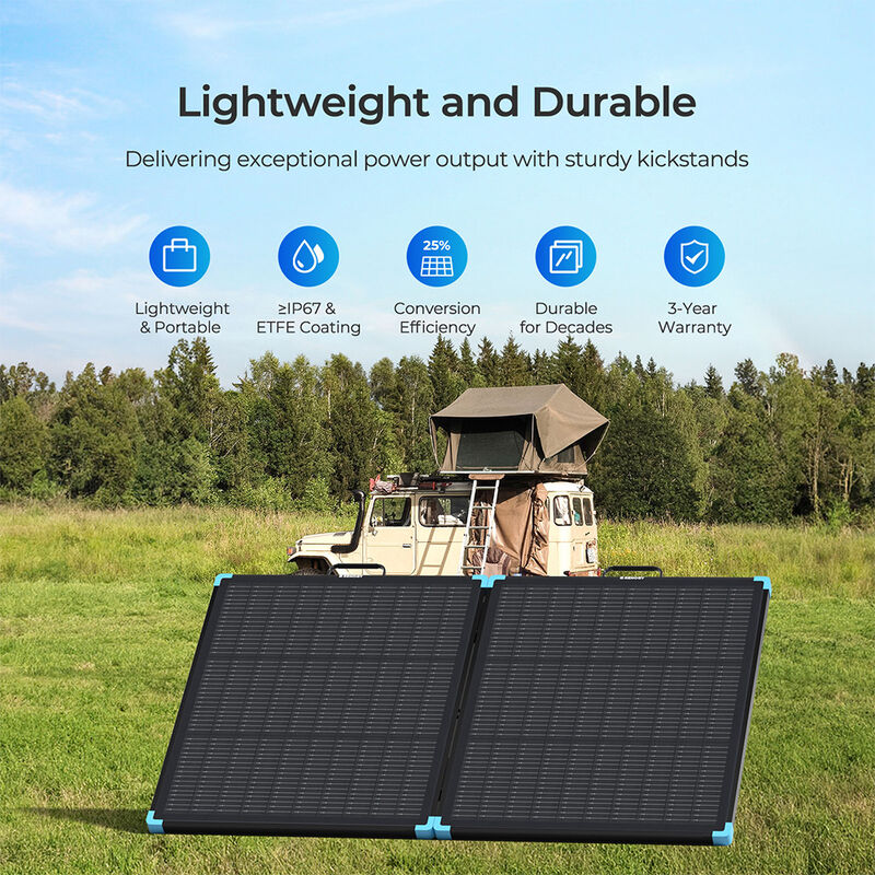 Renogy 100W N-Type Lightweight Portable Solar Panel Suitcase image number 5