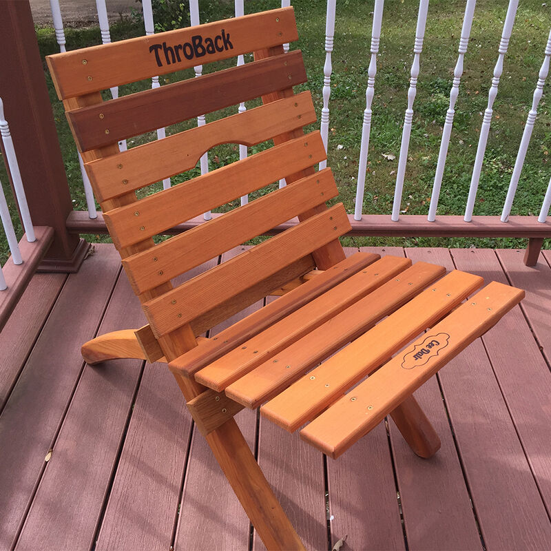 Cee Dair Wood Products Llc Cedar Wood Throbak Chair image number 2