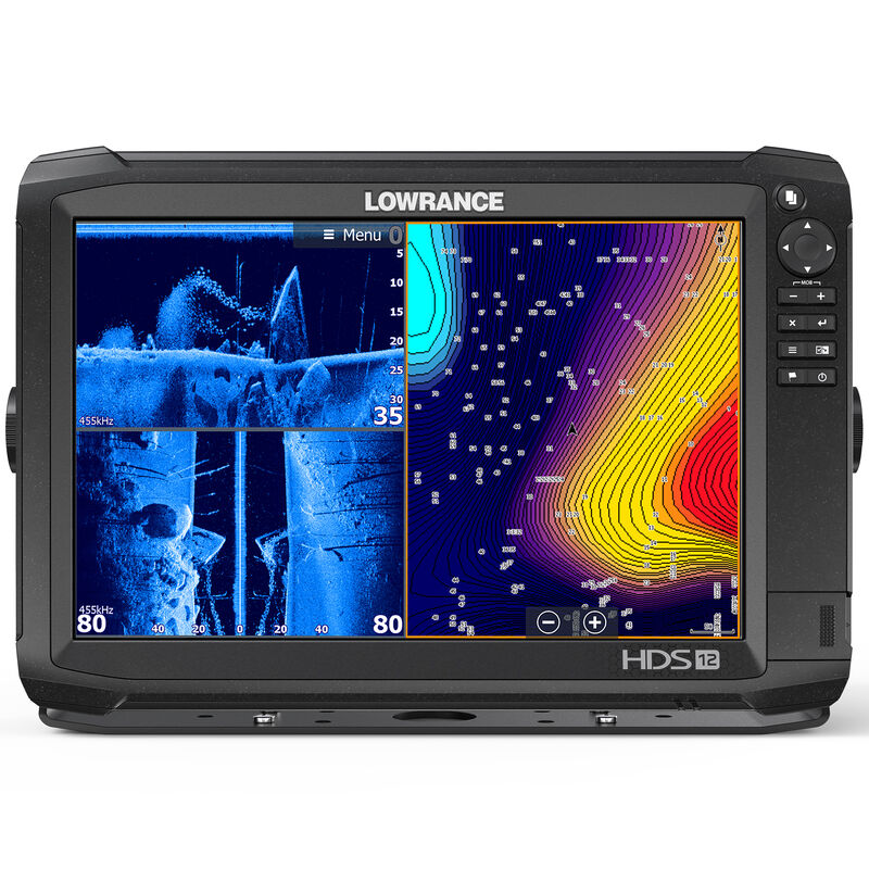 Lowrance HDS-12 Carbon Fishfinder Chartplotter w/StructureScan 3D Transducer image number 2