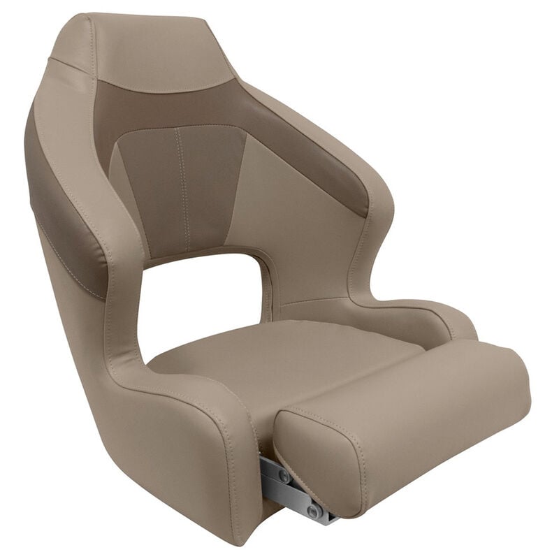 Wise Premier Pontoon XL Bucket Seat with Flip-Up Bolster image number 1