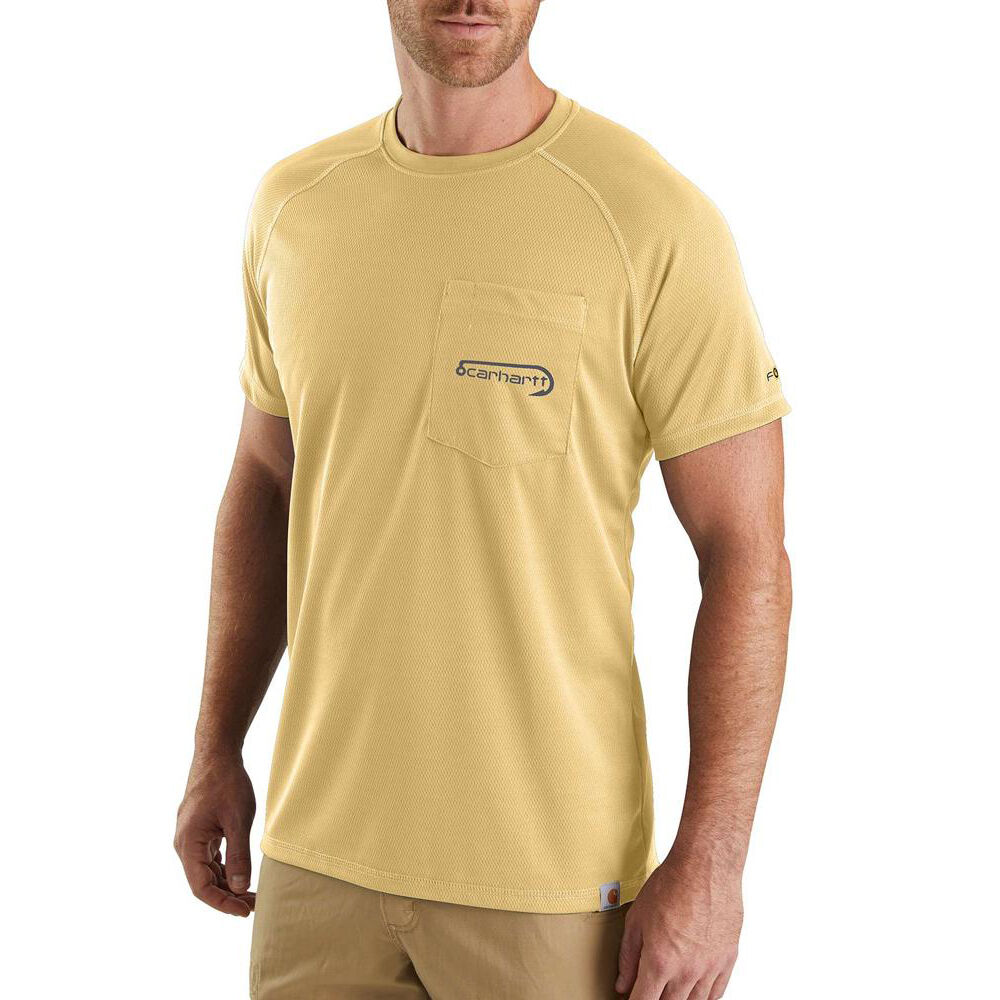 Carhartt Men S Force Fishing Graphic Short Sleeve Pocket Tee Overton S