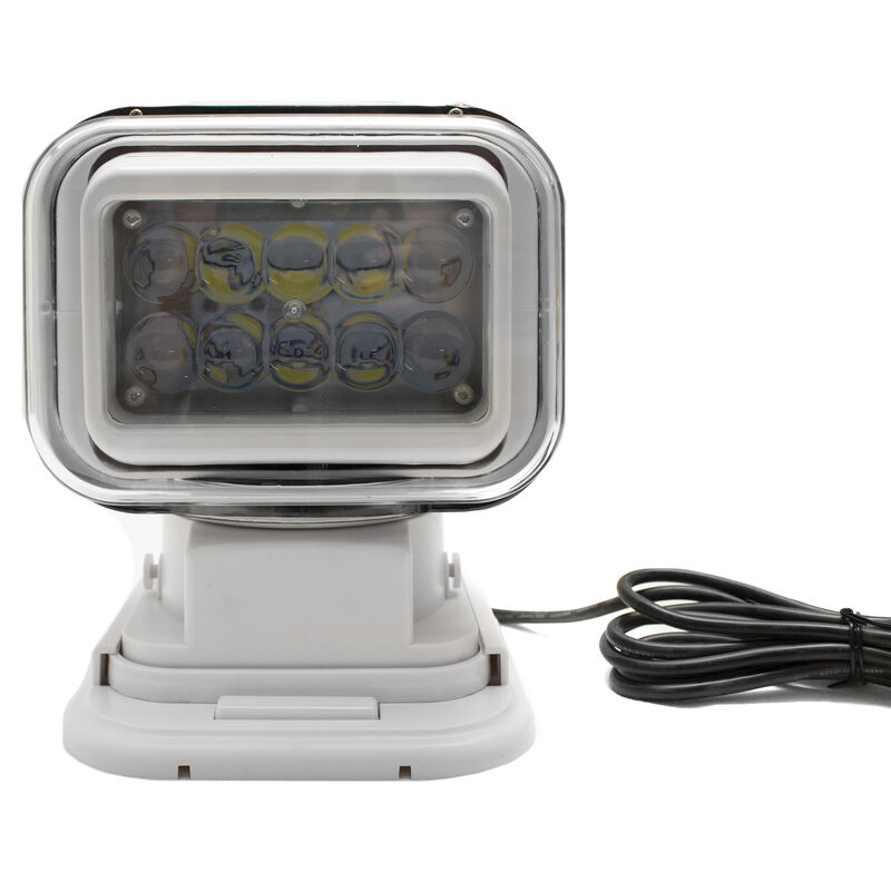 Race Sport Motorized 50W LED Spotlight with Remote, White image number 5
